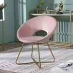 Roundhill Furniture Slatina Silky Velvet Upholstered Accent Chair With Gold T... New. Price: $100.09.