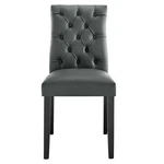 Modway Duchess Solid Wood And Vinyl Dining Chairs Gray (set Of 2) New. Price: $220.13.