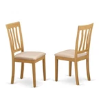 East West Furniture Antique 39" Wood Dining Chair With Cushion Oak (set Of 2) New. Price: $172.01.