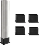 Rectangle Furniture Leg Protectors 2"X1" Black Chair Caps Wood Floor 50X25MM New. Price: $9.95.