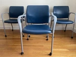 Four Hon Accommodate Guest Chairs With Arms & Casters Used. Price: $875.00.