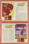 Set Of (2) Flash Dc Comics Cover Panel With Usps Stamp 22KT Gold Brand. Price: $60.00.