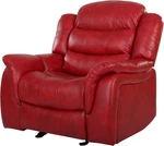 Hawthorne Oxblood Red Leather Glider Recliner By Christopher Knight Home New. Price: $772.99.
