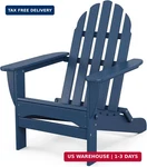 Polywood AD5030NV Classic Folding Adirondack Chair, Navy New. Price: $451.56.