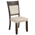 Brayden Wooden Upholstered Set Of 2 Dining Side Chairs Espresso New. Price: $245.81.