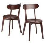 Winsome Pauline 2 Pc Set Chair Walnut New. Price: $146.16.