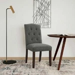 Better Homes And Gardens Tufted Dining Grey Side Chair Open. Price: $89.99.