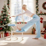 Meditation & Adhd Cross-legged Home Office Chair Adjustable Leather Ergononic New. Price: $58.92.