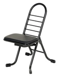 Vestil CPRO-200 Ergonomic Worker Seat/chair, 14"W, 9"D, 220LB, 13"-26"H New. Price: $259.58.