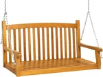 Best Choice Products 48IN Wood Porch Swing Outdoor Patio Hanging Bench Chair Fur New. Price: $173.99.