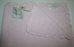 Little Me Signature Pink Chenille Baby Girls Blanket Plush Soft Security 30" New. Price: $49.95.