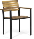 Great Deal Furniture Alberta Outdoor Wood And Iron Dining Chairs (set Of 2), Tea New. Price: $269.99.