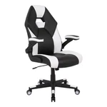 Realspace Rs Gaming Rgx Faux-leather High-back Chair, Black/white New. Price: $179.99.