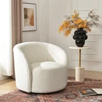 Open Box Kinwell Charles Slipcover Swivel Barrel Chair (retail Price $380). Price: $259.99.