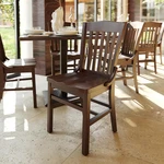 Emma + Oliver School House Back Walnut Wood Chair New. Price: $123.37.