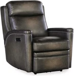 Hooker Furniture SS116-PHZ1 Hamilton 32"W Leather Recliner Sarzana Castle New. Price: $1360.00.