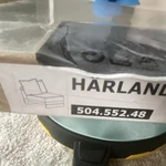 Harland Modern Chair Dark Gray With Cushions, Model 504.552.48, Mpn New. Price: $45.00.