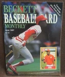 #2263 Beckett Baseball Monthly June 1987 Eric Davis Very. Price: $5.00.
