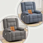 3D 4-POINT Kneading Massage Rocking Recliner / Heat 2 Cup Holders Usb Port New. Price: $409.99.