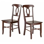Winsome Renaissance 2 Pc Dining Chair Set Key Hole Back New. Price: $151.79.