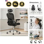 Office Chair With Swivel Armrests,high Back Mesh And Breathable Design Com... New. Price: $197.99.