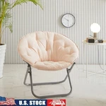 Microsuede Collapsible Saucer Chair Comfortable Folding Seat Dorm Room Gaming Us New. Price: $52.14.