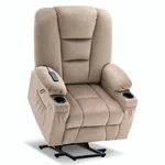Mcombo Large Power Lift Recliner Chair With Massage And Heat, Fabric 7549 New. Price: $539.90.