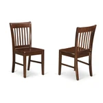 East West Furniture Norfol 11" Wood Dining Chairs Mahogany (set Of 2) New. Price: $177.77.