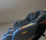 Irmc Electric Massage Chair Recliner Gray Gold Faux Leather Full Body New. Price: $2500.00.