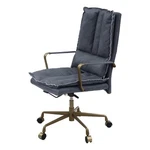 Benjara Office Chair With Leatherette Seat And Tufted Details- Gray New. Price: $943.99.