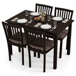 5-PIECE Dining Table Set, Rectangular Kitchen With Upholstered Chairs New. Price: $179.99.