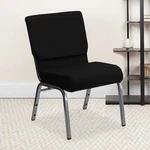 Flash Furniture Black Fabric Church CHAIR,PK4 4-XU-CH0221-BK-SV-GG New. Price: $577.41.