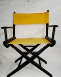 Casual Home Director's Chair Black Frame/yellow Canvas 18" - Classic Height Used. Price: $49.99.