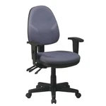 Office Star Desk Chair, Adjustable Arms, 20 1/2- Height, Fabric, Gray New. Price: $362.27.
