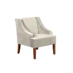 Homepop Upholstered Classic Swoop Arm Accent Chair, Gray (), Velvet Grey New. Price: $134.75.