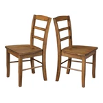 Ic International Concepts Madrid Ladderback Dining Chairs - Set Of 2, Sturdy Woo New. Price: $271.86.