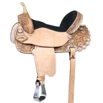 60HS 17 In Flex Tree Western Horse Saddle American Leather Trail Barrel By New. Price: $749.95.