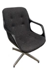 Mid Century Art Metal Charles Pollock Style Molded Swivel Desk Chair Used. Price: $375.00.