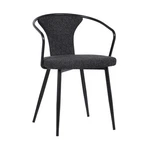 Armen Living Francis Modern Fabric Dining Chair Rich Black New. Price: $143.82.