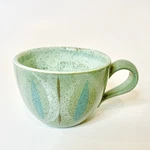 Red Wing Pottery Spruce 2 3/4" Flat Cup Charles Murphy Atomic Vintage Mcm New. Price: $19.00.