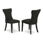 East West Furniture Gallitin 41" Fabric Dining Chairs Black (set Of 2) New. Price: $218.98.