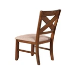 Roundhill Furniture Karven Cross Back Upholstered Dining Chairs Dark New. Price: $271.87.