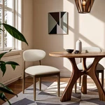 Meridian Furniture Riccio Cream Vegan Leather Dining Side Chair (set Of 2) New. Price: $503.56.