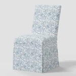 Logan Dining Chair Slipcover Voysey Vine Powder Blue - Threshold: Open. Price: $161.49.