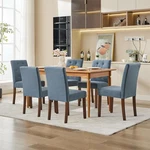 Modern Velvet Dining Chairs Set Of 6/4/2 Kitchen Living Room Wooden Legs New. Price: $259.85.