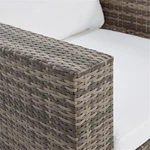 Tommy Hilfiger Oceanside Outdoor Arm Chair In Gray And Brown New. Price: $520.97.