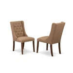 FOP3T47 Dining Chairs - Light Sable Linen Fabric Parson And... New. Price: $310.93.
