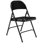 National Public Seating 510 Folding Chair, Steel, Black, PK4 New. Price: $148.66.