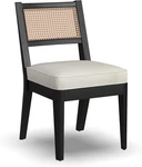 Stylish Brentwood Black Armless Dining Chair For Modern Interiors New. Price: $300.99.