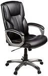 Amazon Basics Executive High Back Office Desk Chair GF-80293H Black/silver Used. Price: $142.32.